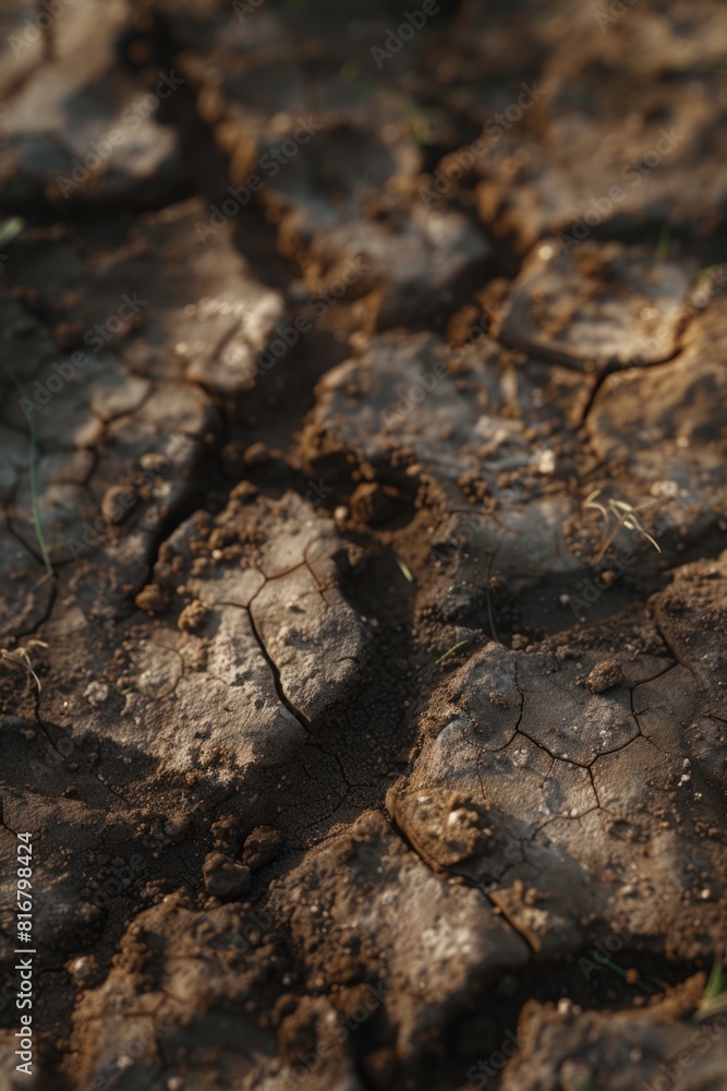Detailed close-up of a piece of dirt. Suitable for background or texture use Detailed close-up of a piece of dirt. Suitable for background or texture use