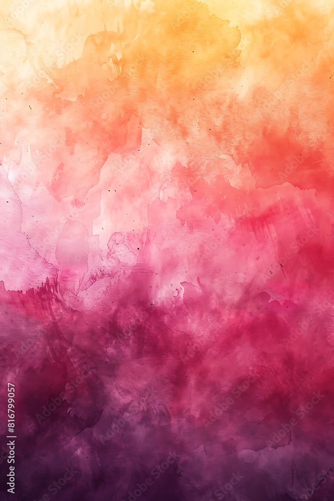 Fototapeta premium Vibrant Watercolor Gradient