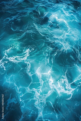 Close up view of water waves, suitable for various design projects