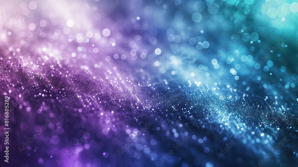 A colorful background with purple and blue swirls and dots