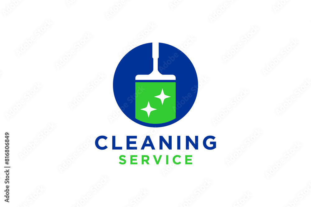Cleaning Creative Concept Logo Design. Cleaning Creative Concept Logo Design.