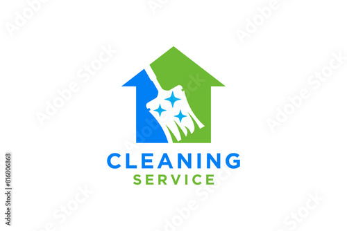 Free Download Cleaning Creative Concept Logo Design. - GFXLoad