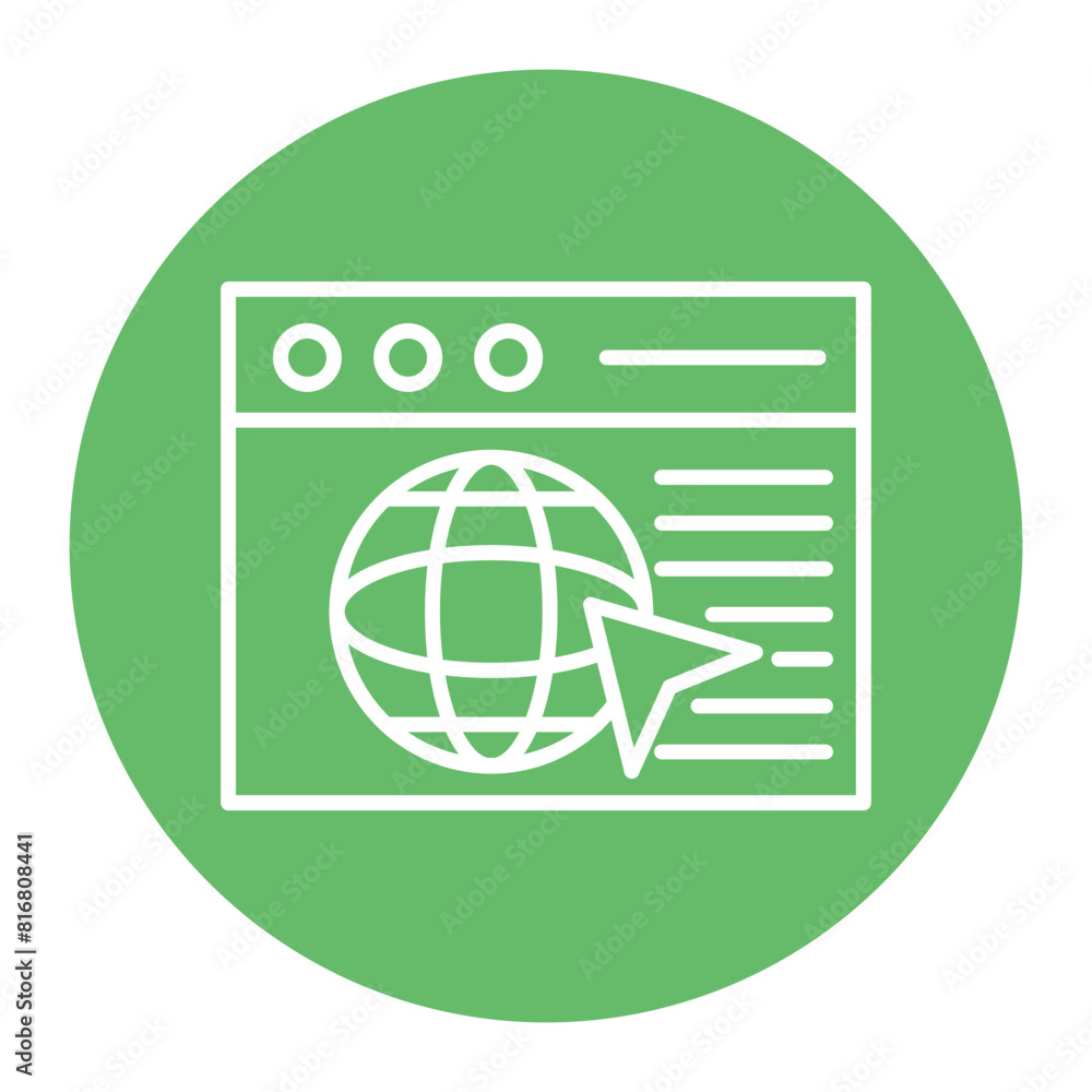 Browser vector icon. Can be used for No Code iconset. Browser vector icon. Can be used for No Code iconset.
