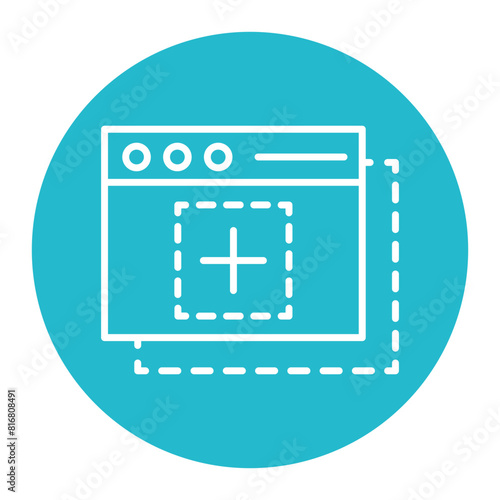 Drag and Drop vector icon. Can be used for No Code iconset.