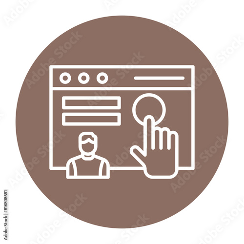 User Interface vector icon. Can be used for No Code iconset.