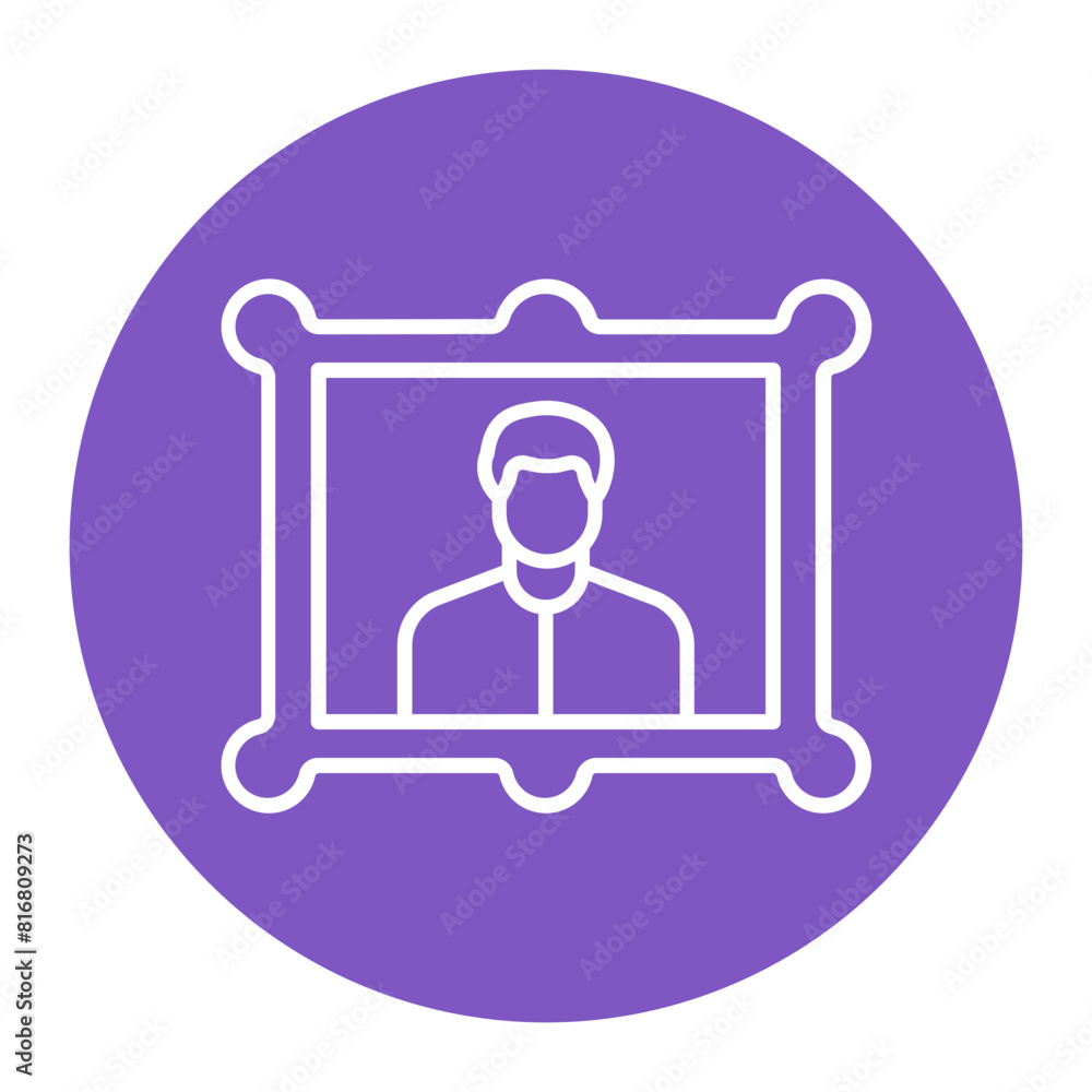Photo Frame vector icon. Can be used for Comfort iconset. Photo Frame vector icon. Can be used for Comfort iconset.