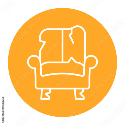 Discomfort vector icon. Can be used for Comfort iconset.
