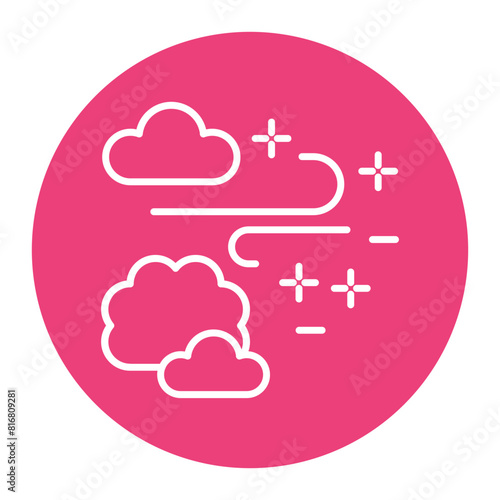 Fresh Air vector icon. Can be used for Comfort iconset.