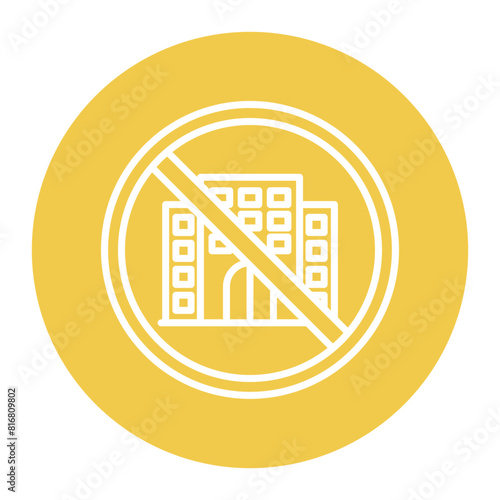 No Commute vector icon. Can be used for Home Based Business iconset.