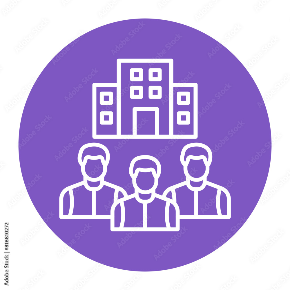 Employee vector icon. Can be used for Job Search iconset. Employee vector icon. Can be used for Job Search iconset.