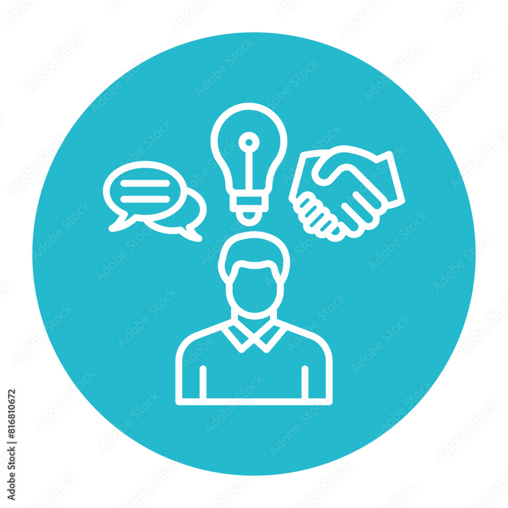 Soft Skills vector icon. Can be used for Job Search iconset. Soft Skills vector icon. Can be used for Job Search iconset.