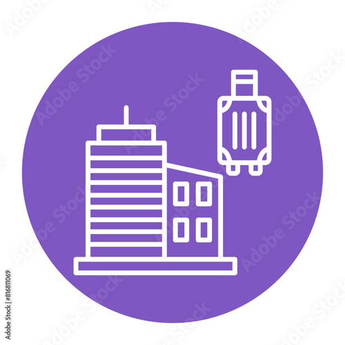 City Vacation vector icon. Can be used for Travel Agency iconset.