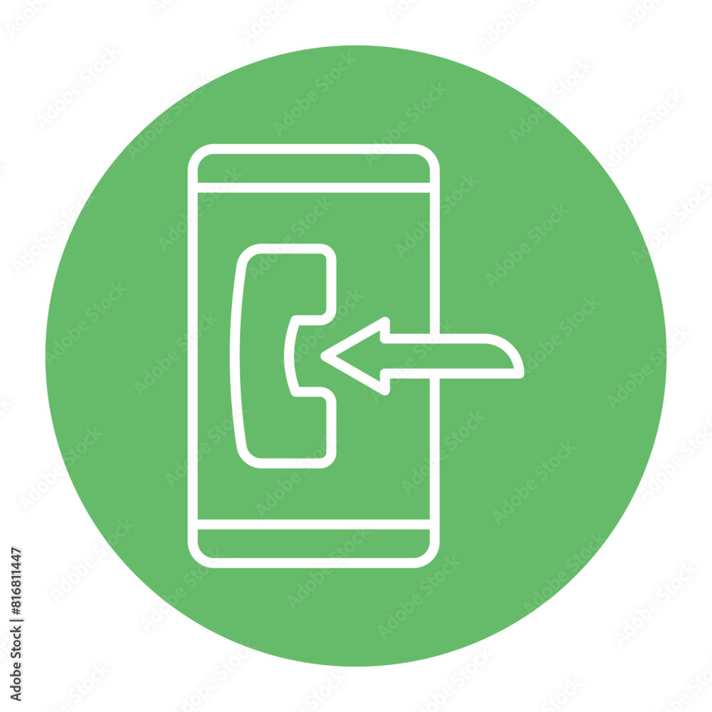 Incoming vector icon. Can be used for Communication and Media iconset. Incoming vector icon. Can be used for Communication and Media iconset.