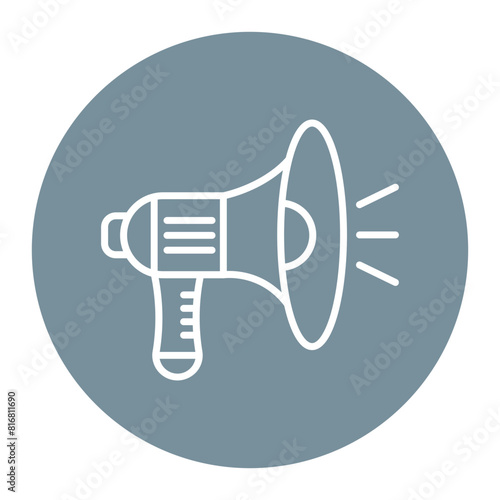 Speaker vector icon. Can be used for Communication and Media iconset.