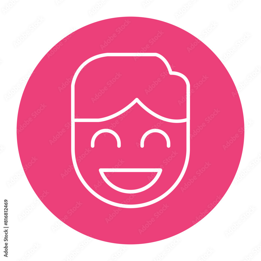 Happy vector icon. Can be used for Customer Feedback iconset. Happy vector icon. Can be used for Customer Feedback iconset.