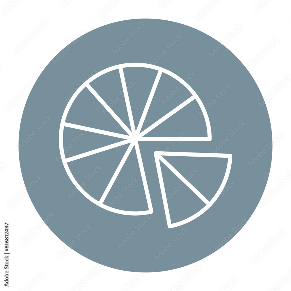 Pie Chart vector icon. Can be used for Customer Feedback iconset. Pie Chart vector icon. Can be used for Customer Feedback iconset.