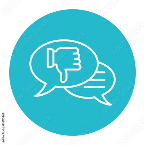 Dissatisfied vector icon. Can be used for Customer Feedback iconset.