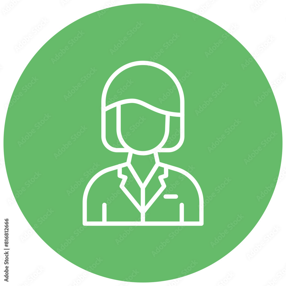 Social Worker vector icon. Can be used for Women iconset. Social Worker vector icon. Can be used for Women iconset.