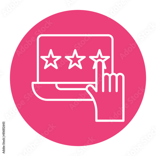 Top Rated vector icon. Can be used for Customer Feedback iconset.