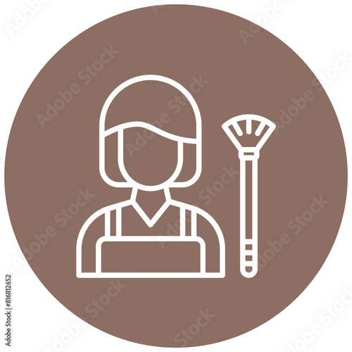 Cleaner vector icon. Can be used for Women iconset.