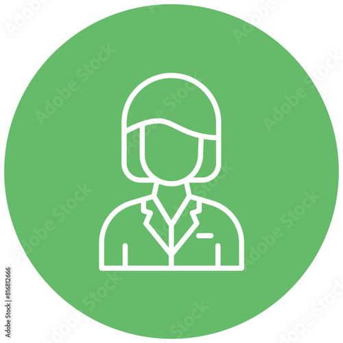Social Worker vector icon. Can be used for Women iconset.