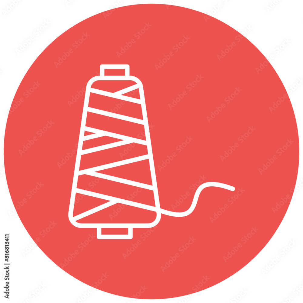 Thread vector icon. Can be used for Fabric Features iconset. Thread vector icon. Can be used for Fabric Features iconset.