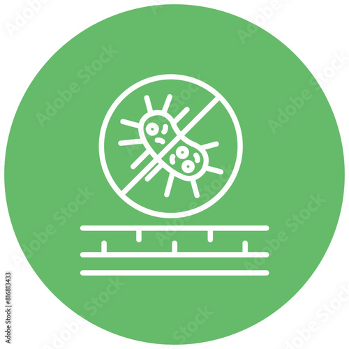 Antibacterial Fabric vector icon. Can be used for Fabric Features iconset.