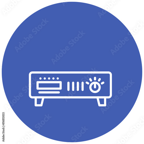 Amplifier vector icon. Can be used for Instrument iconset.
