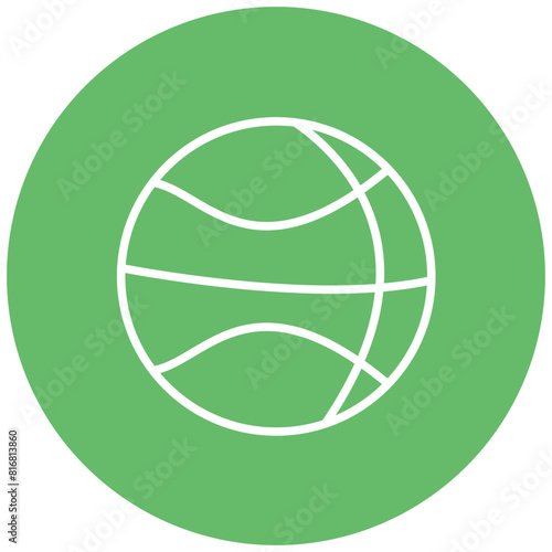 Basketball vector icon. Can be used for Bowling iconset.