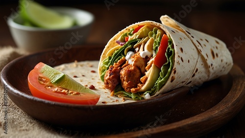 Mexican chicken wrap Savor the Flavor Butter Chicken Burrito Extravaganza 