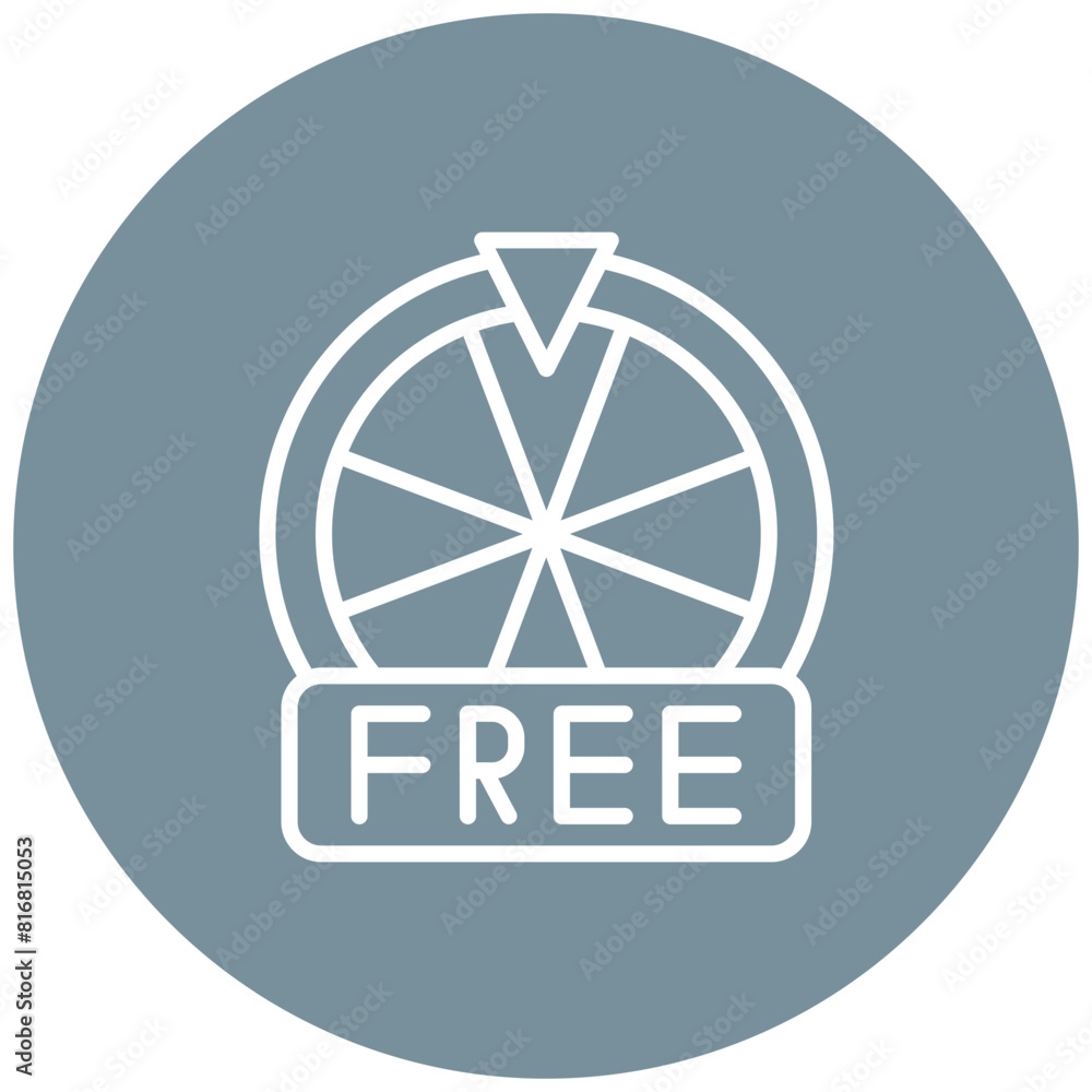 Free Spins vector icon. Can be used for Casino iconset. Free Spins vector icon. Can be used for Casino iconset.