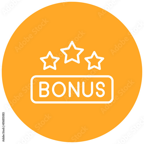 Obraz na płótnie Bonus vector icon. Can be used for Casino iconset.