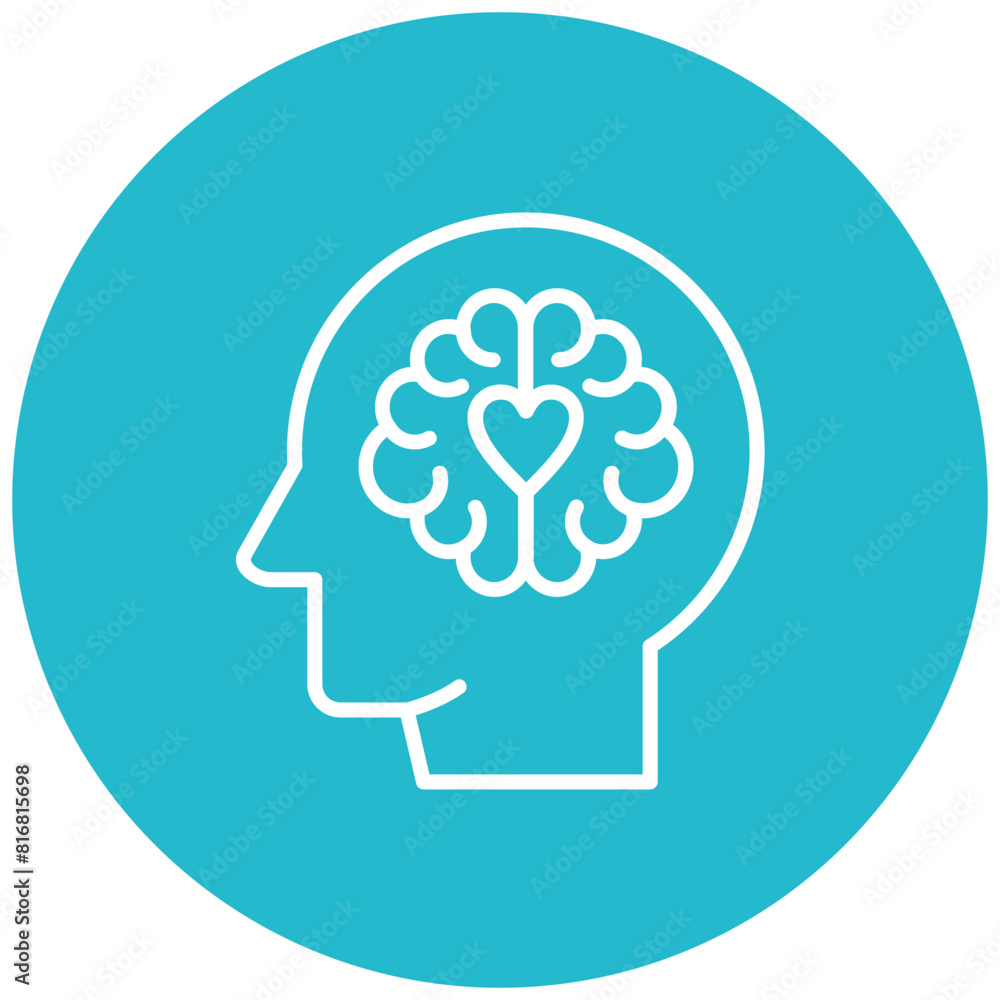 Emotional Intelligence vector icon. Can be used for Psychology iconset. Emotional Intelligence vector icon. Can be used for Psychology iconset.