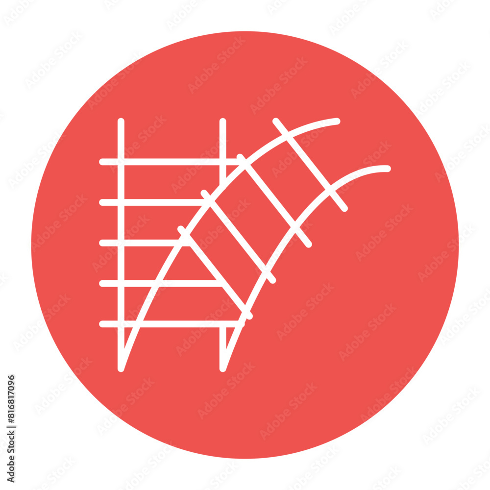 Switch Tracks vector icon. Can be used for Railway iconset. Switch Tracks vector icon. Can be used for Railway iconset.