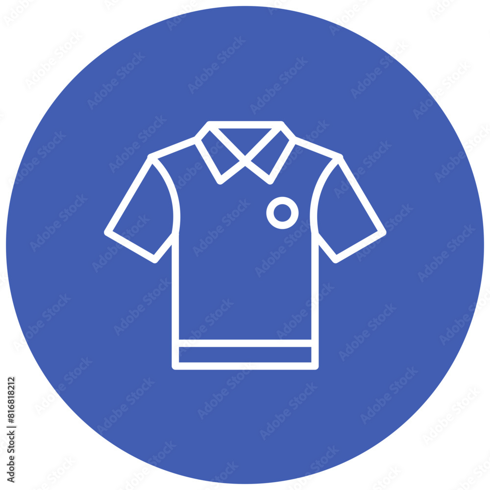 Golf Shirt vector icon. Can be used for Golf iconset.