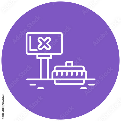 Antitank vector icon. Can be used for Shooting iconset.