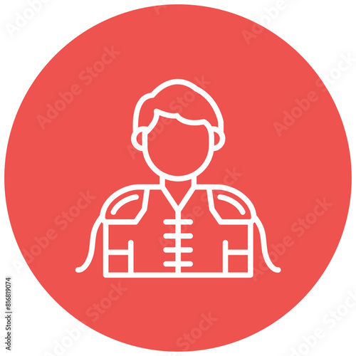 Prince vector icon. Can be used for Fairytale iconset.