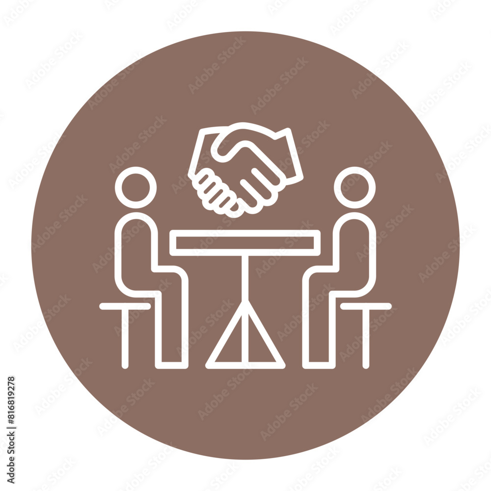 Company Meeting vector icon. Can be used for Crisis Mangement iconset. Company Meeting vector icon. Can be used for Crisis Mangement iconset.