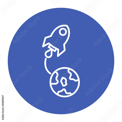 Accelerator Program vector icon. Can be used for Coworking Space iconset.