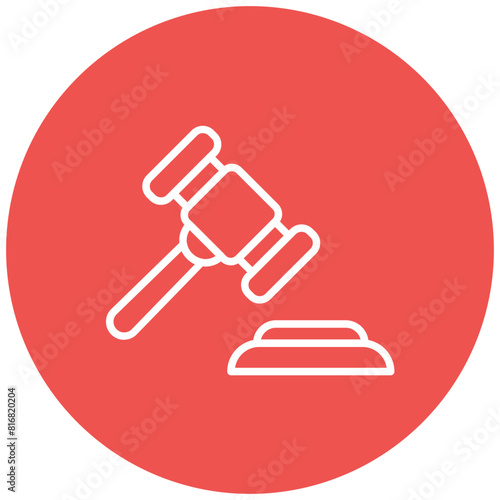 Auction vector icon. Can be used for Compliance And Regulation iconset.