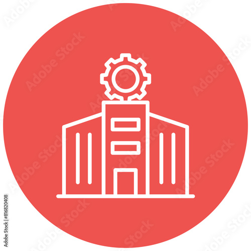 Main Establishment vector icon. Can be used for Compliance And Regulation iconset.