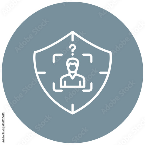 Pseudonymisation vector icon. Can be used for Compliance And Regulation iconset.