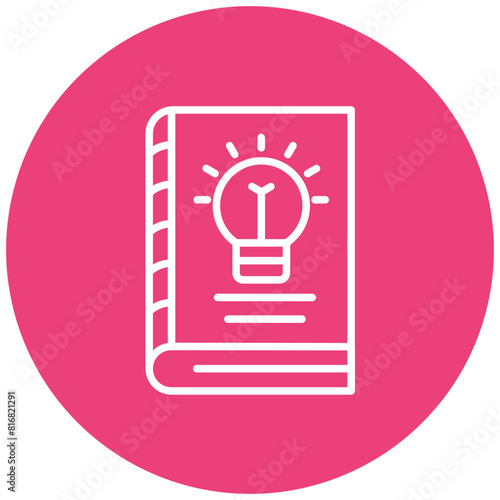 Advice Book vector icon. Can be used for Business and HR iconset.