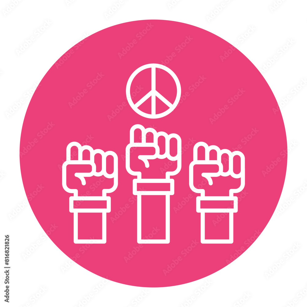 Civil Rights vector icon. Can be used for Human Rights iconset. Civil Rights vector icon. Can be used for Human Rights iconset.