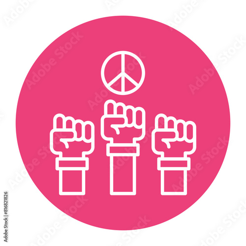 Civil Rights vector icon. Can be used for Human Rights iconset.