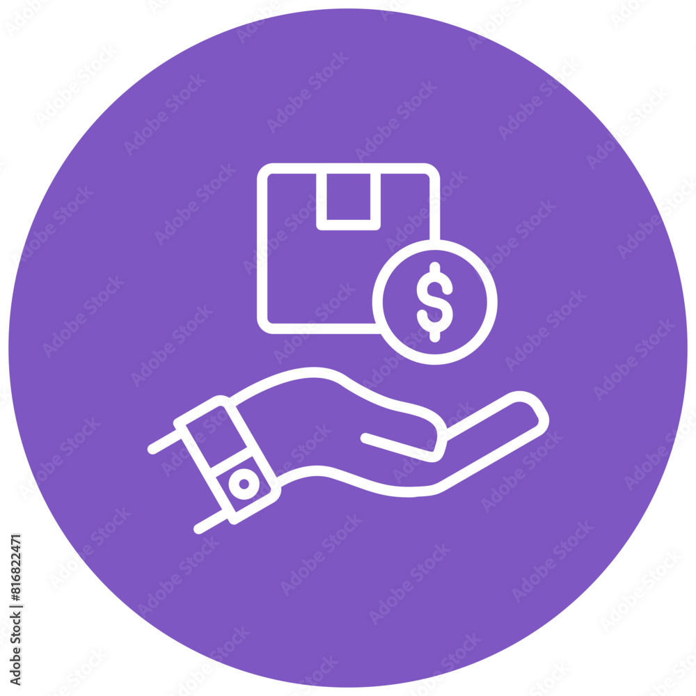 Cash on Delivery vector icon. Can be used for Digital Retail iconset. Cash on Delivery vector icon. Can be used for Digital Retail iconset.