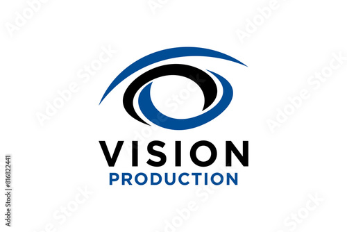 Hitech eye medical clinic logo icon