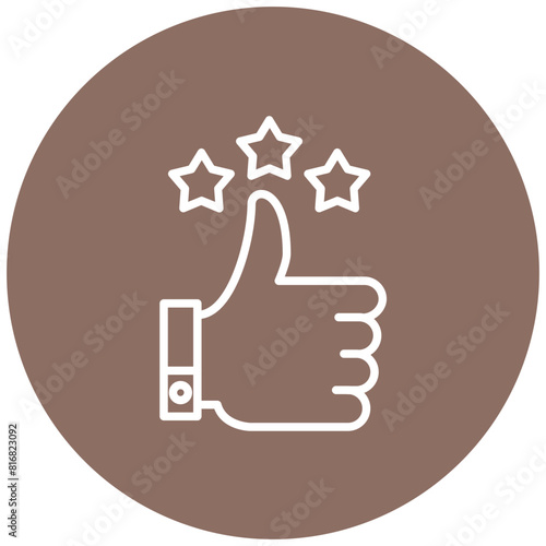 Excellence vector icon. Can be used for Core Values iconset.