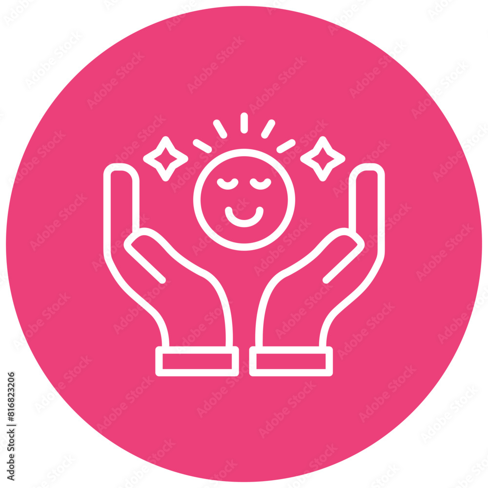 Gratitude vector icon. Can be used for Core Values iconset. Gratitude vector icon. Can be used for Core Values iconset.