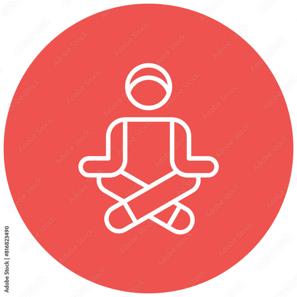 Inner Peace vector icon. Can be used for Personal Growth iconset. Inner Peace vector icon. Can be used for Personal Growth iconset.